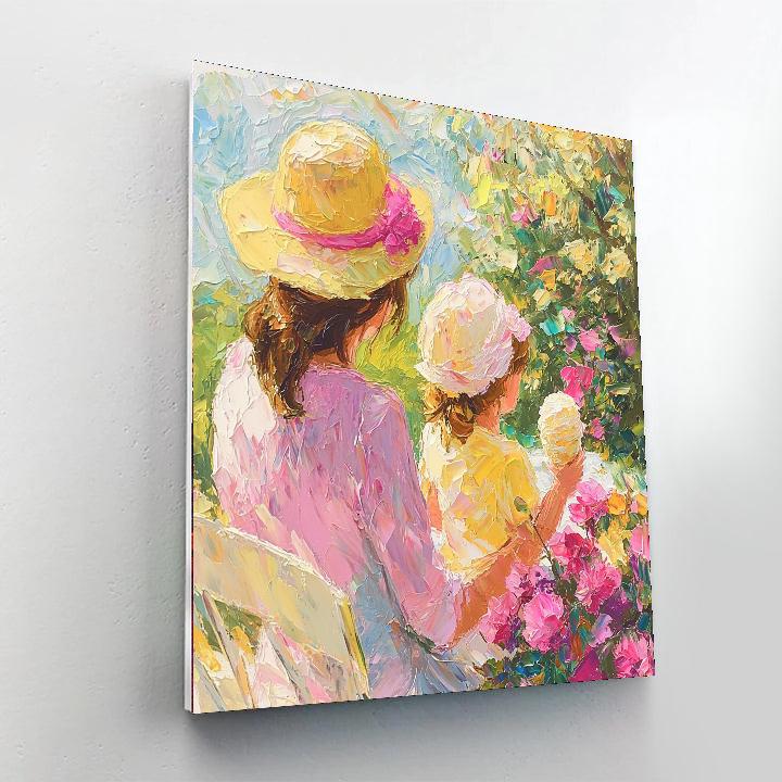 Sweet Moments In Time Number Painting