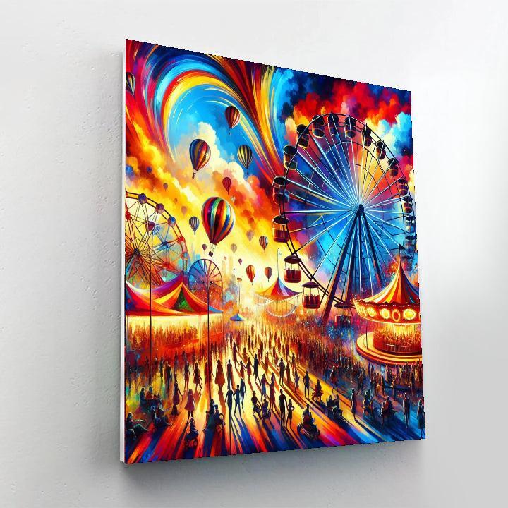 Carnival Festive Extravaganza Paint By Color
