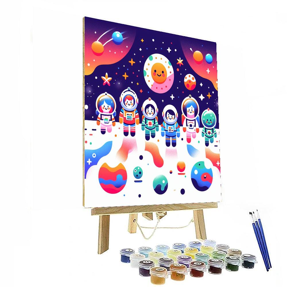 Space Voyage Of Discovery Painting By Numbers Kit