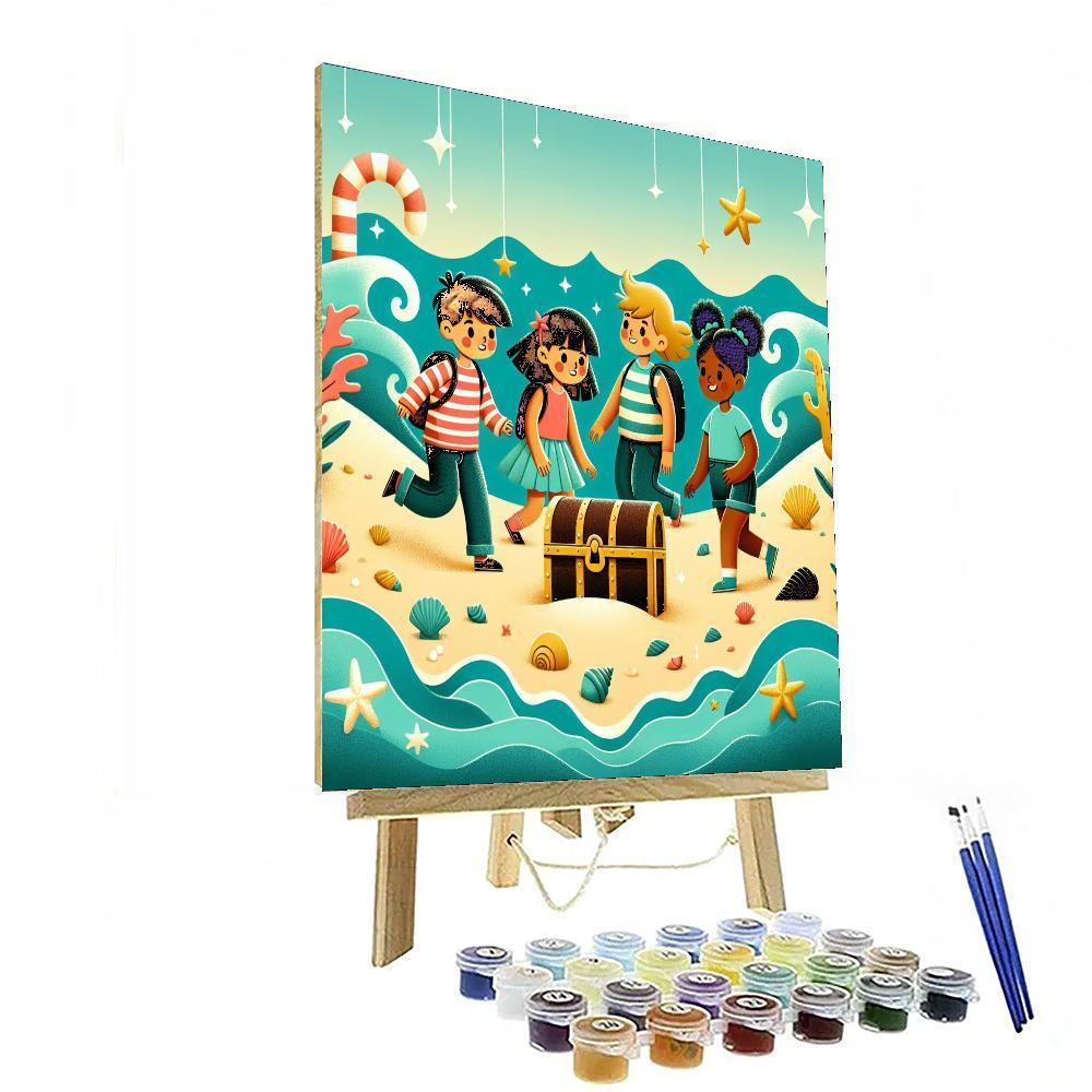 Seaside Discovery Adventure Paint By Numbers Art