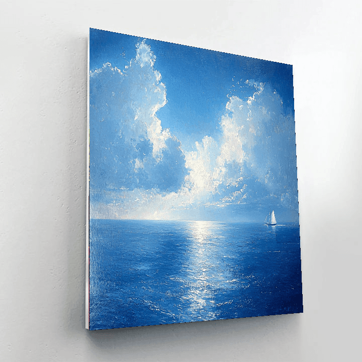 J.M.W. Turner Inspired Nautical Horizon  Paint By Numbers