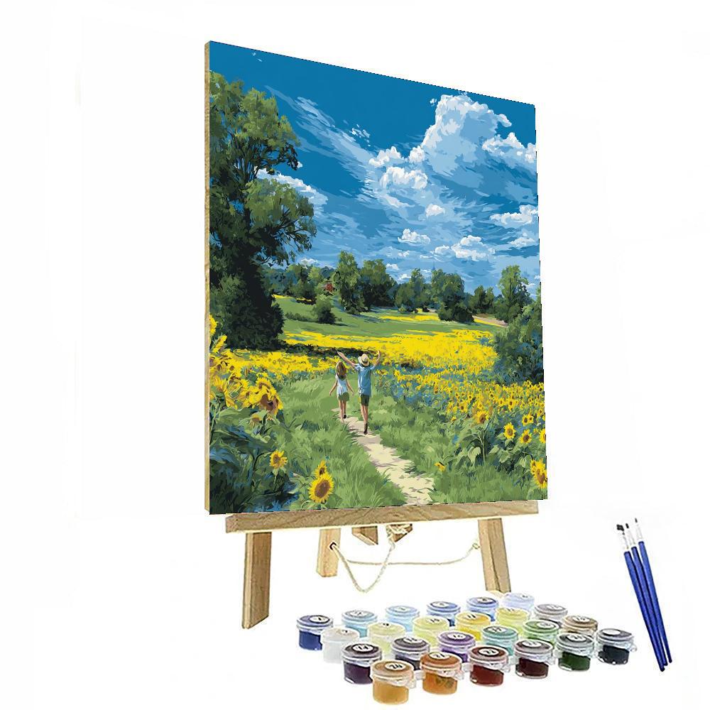 Sunflower Fields Together Paint By Numbers Kits