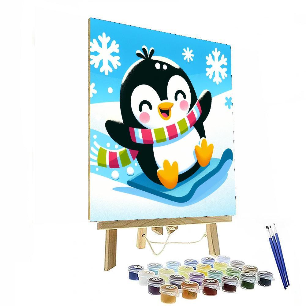 Adventure Penguin Numbered Painting Kits