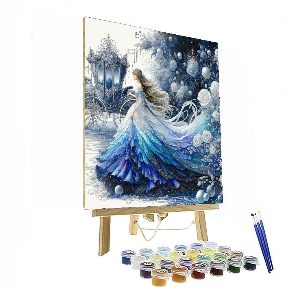 Cinderella's Midnight Elegance DIY Paint By Numbers
