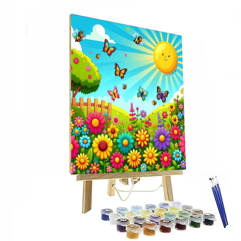 Sunny Garden Festival Paint By Color