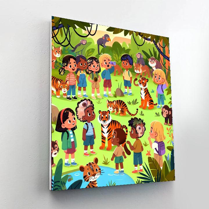 Adventure Jungle Safari Paint By Number