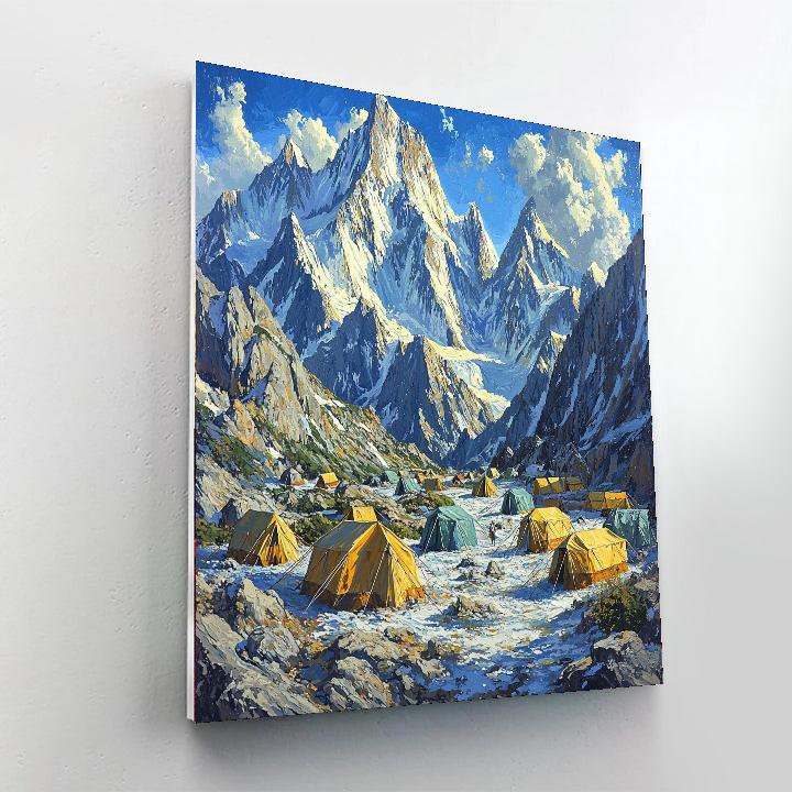 Mount Everest Base Camp - Nepal Numbered Painting Kits
