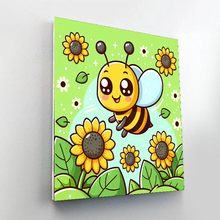 Bright Bee Bliss Numbered Painting Kits