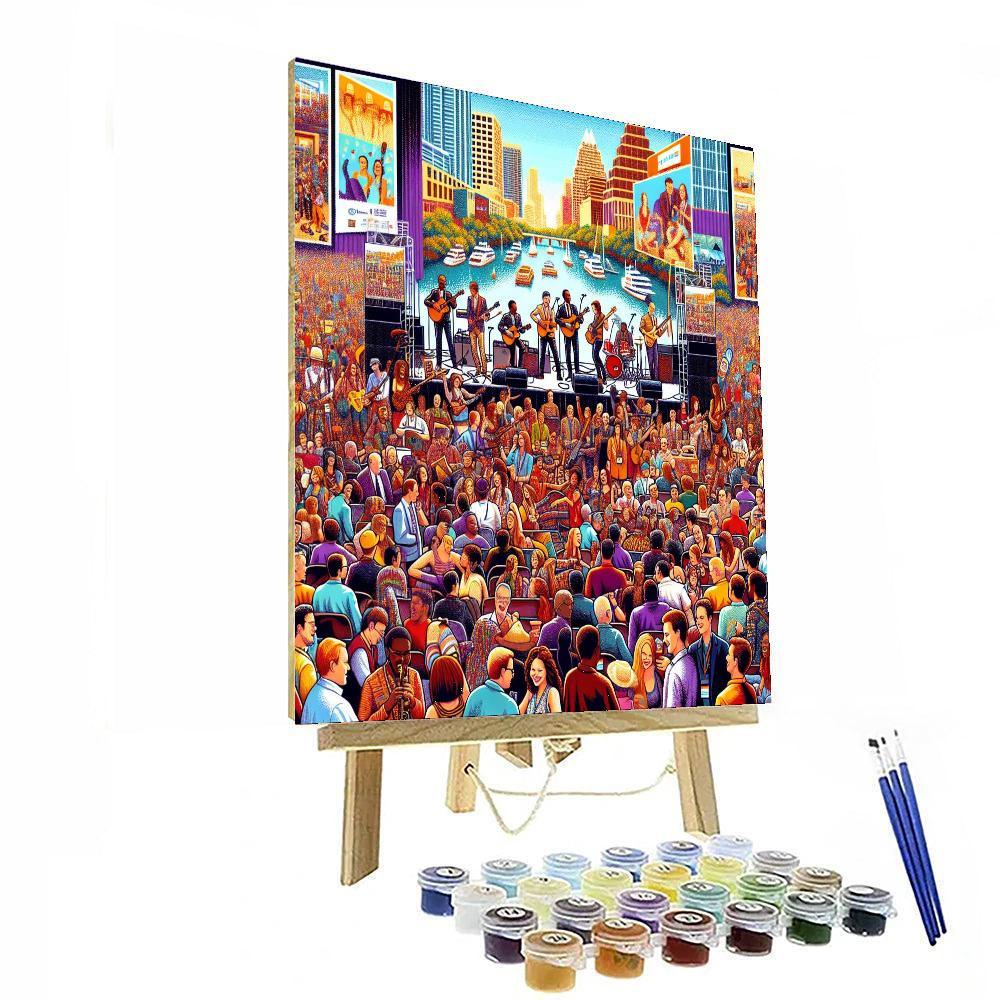 South By Southwest (sxsw) - Austin Paint By Numbers Art