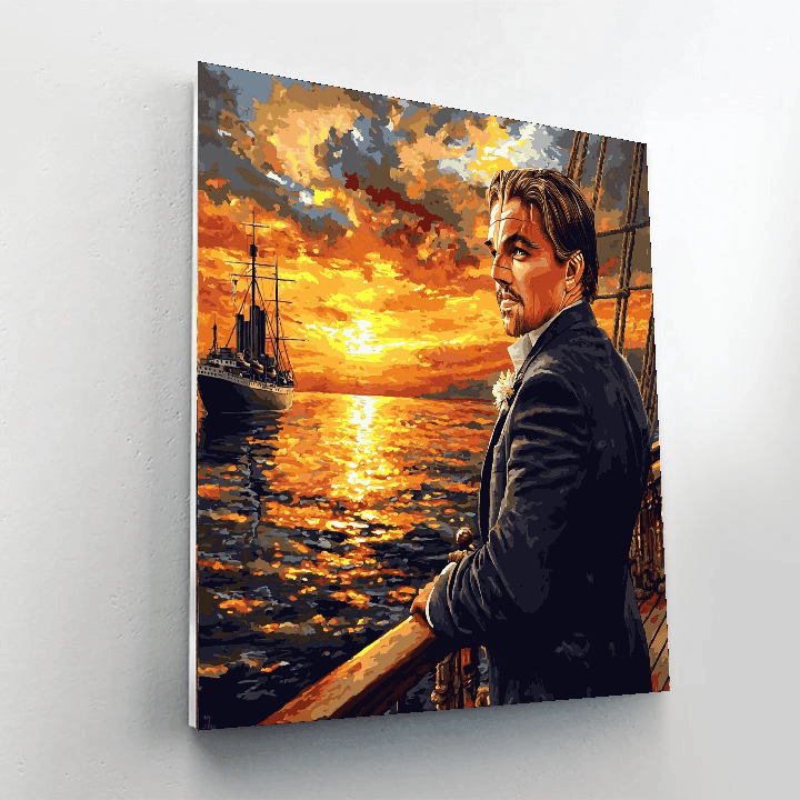 Leonardo Dicaprio: Navigating The Depths Of Cinema Paint By Number