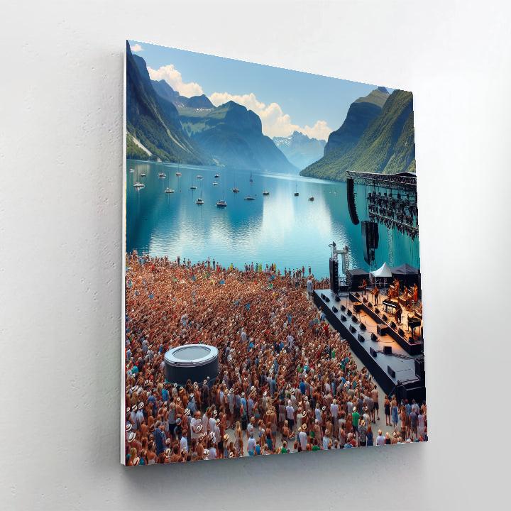 Montreux Jazz & Blues Festival - Montreux Paint By Numbers Kits
