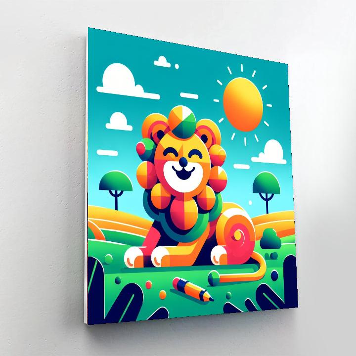 Creative Lion Paint By Numbers