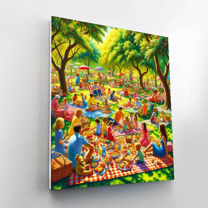 Breezy Summer Picnic Numbered Painting Kits