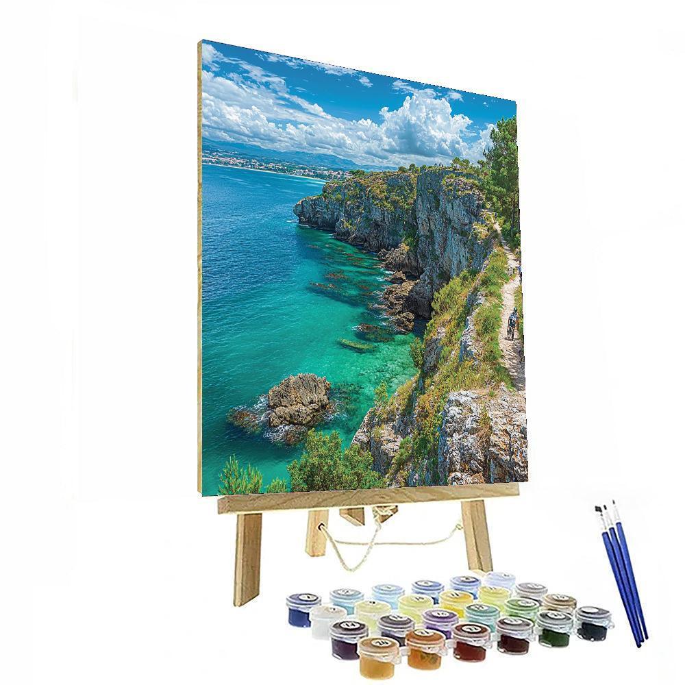 Cascais Coastal Path Painting Number Kit