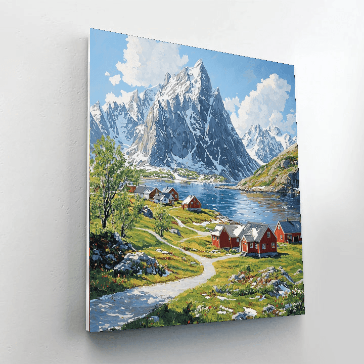 Lofoten Islands - Norway Painting By Numbers Kit