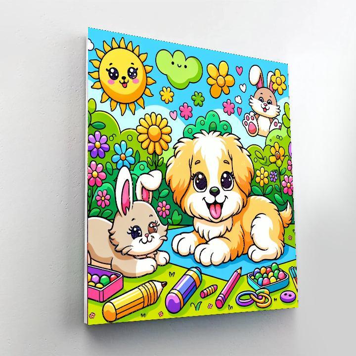 Playful Pet Portraits Paint By Numbers Kits