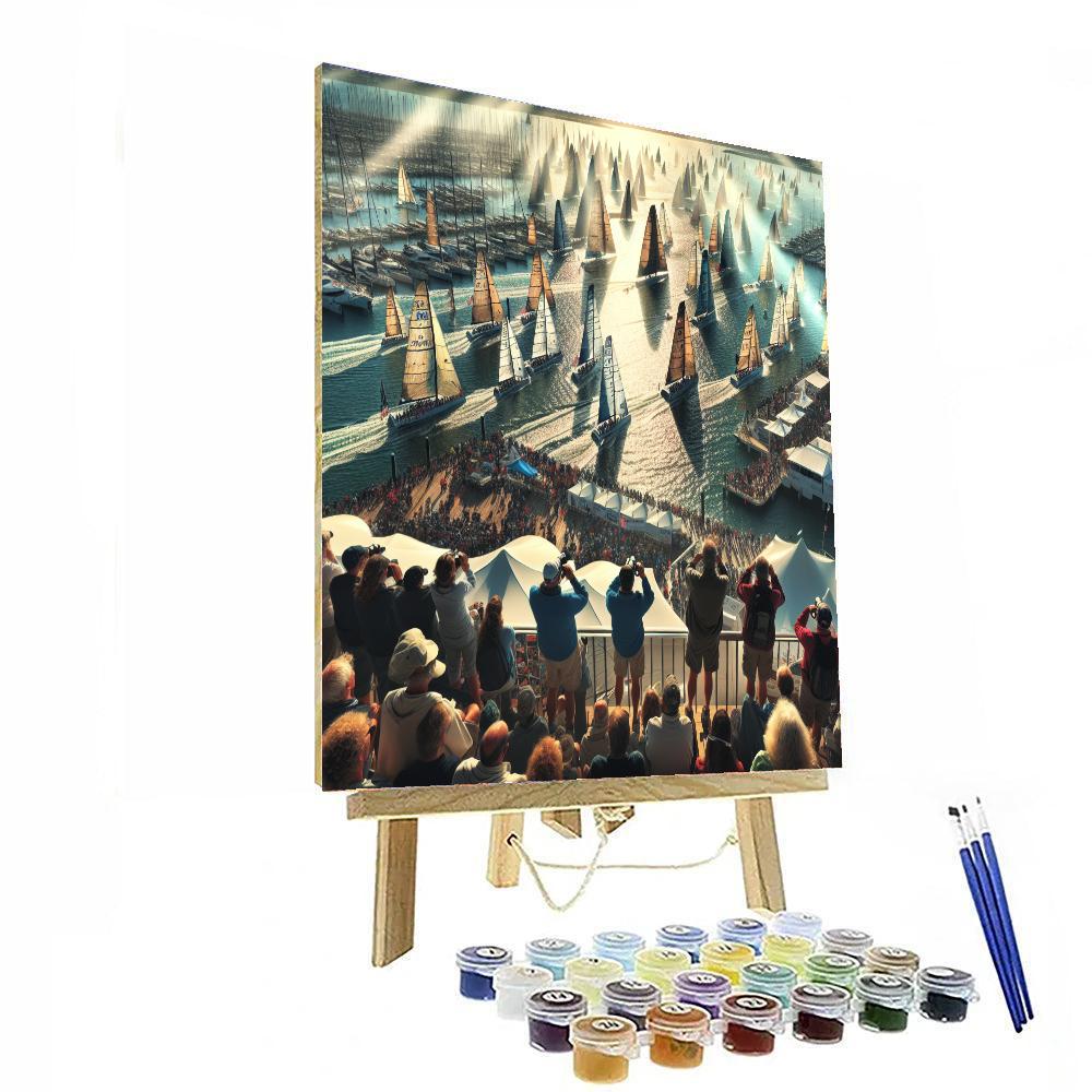 Cowes Week - Isle Of Wight Paint By Numbers Art