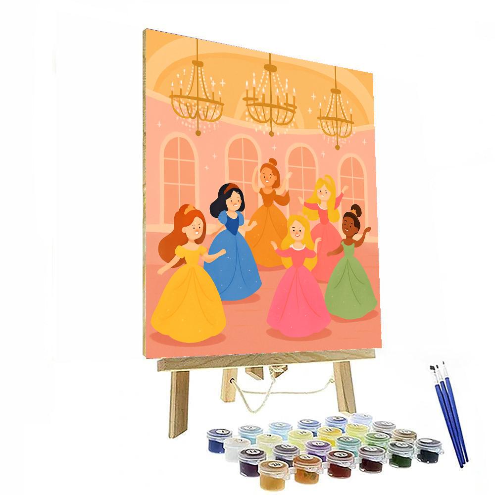 Princesses' Fairytale Ball Paint By Numbers Kits