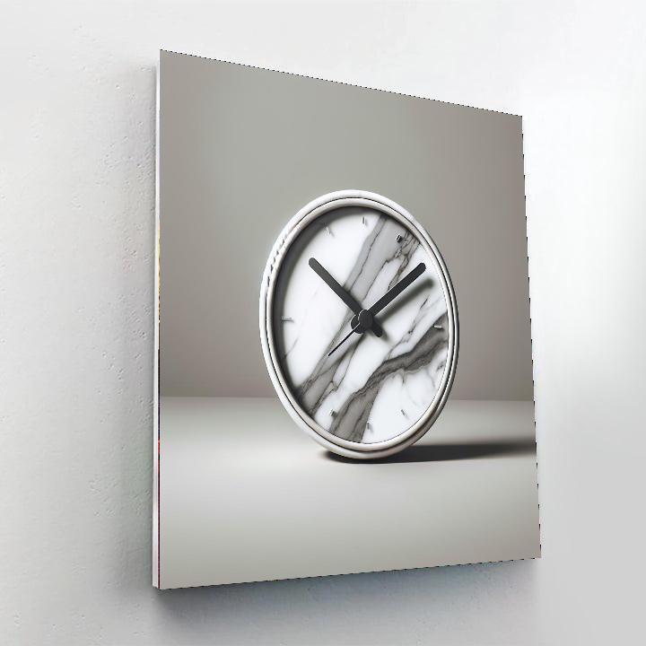 Marble Horizon Clock Paint By Number