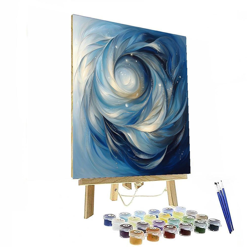 Zhao Mengfu Inspired Essence Of Celestial Harmony  Paint By Color