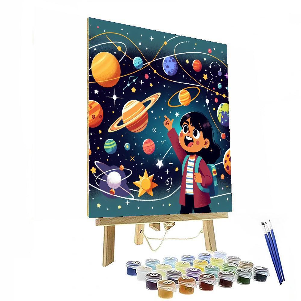 Cosmic Explorer Journey Paint By Numbers Kits