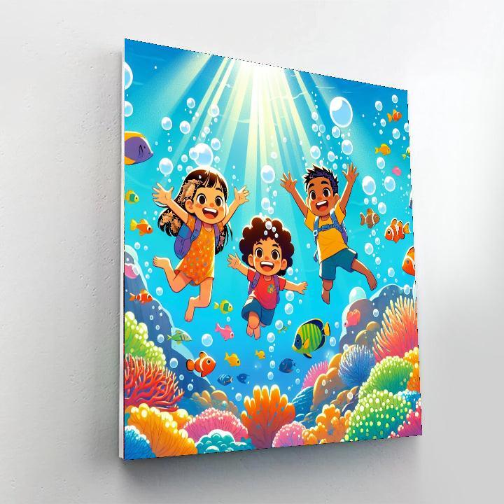 Underwater Explorer Squad Paint By Numbers
