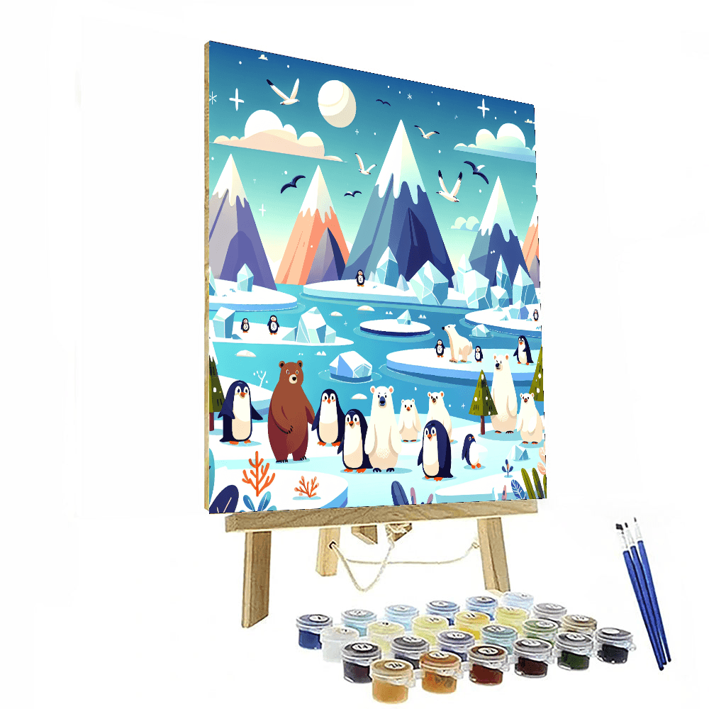 Polar Adventure Quest Painting By Numbers Kit