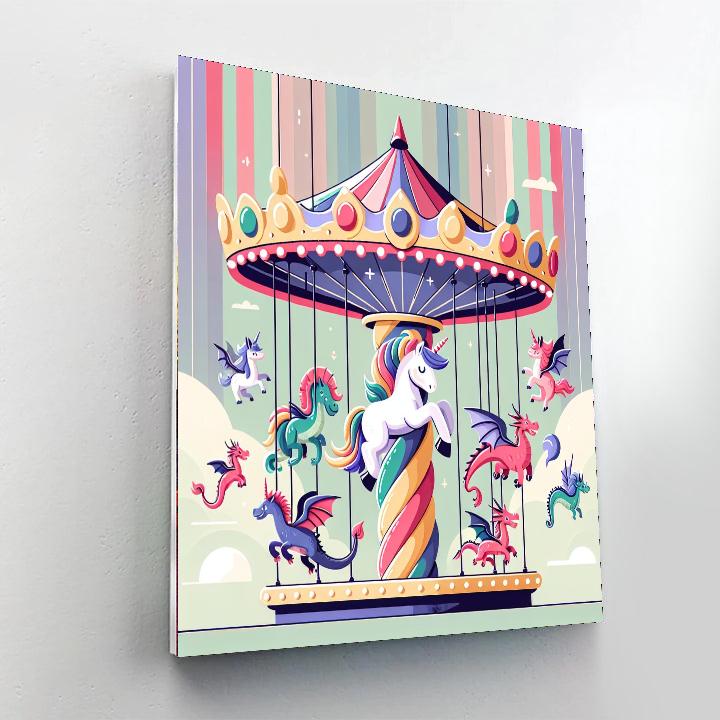 Carousel Of Dreams Paint By Numbers Art