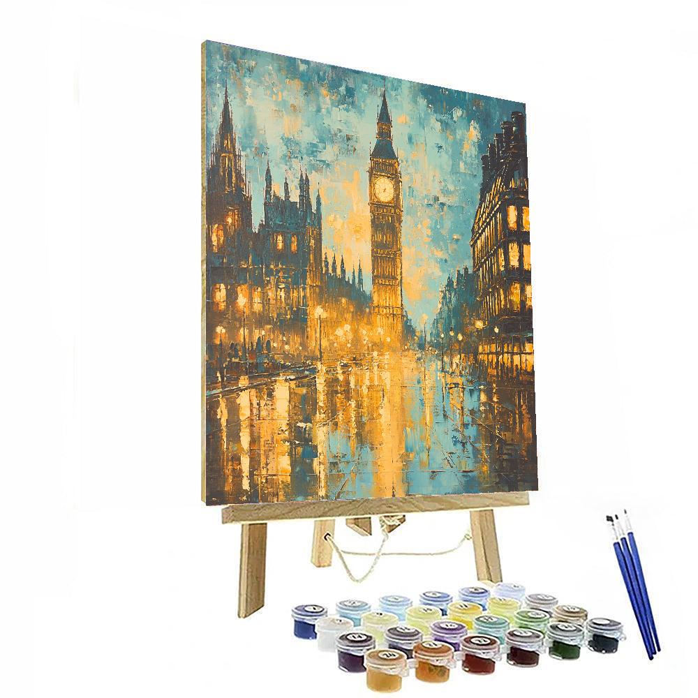 J.M.W. Turner Inspired The Romantic City At Twilight  Paint By Numbers
