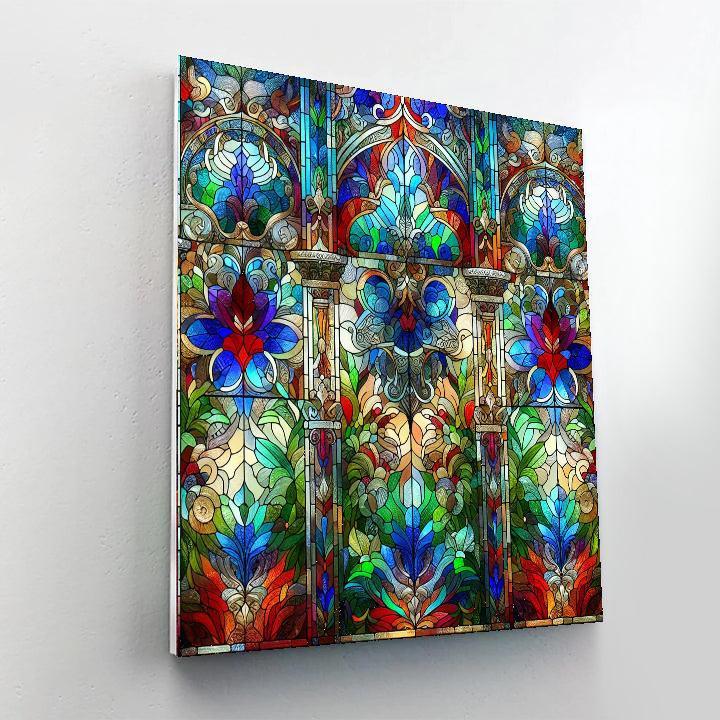 Stained Glass Reflections Paint By Numbers Art