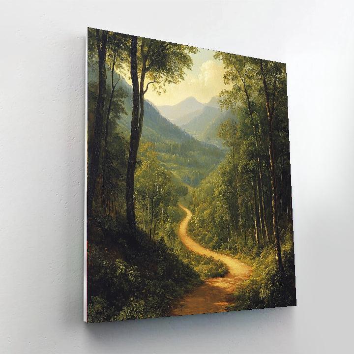 Thomas Cole Inspired Luminous Pathways  Paint By Numbers Kits