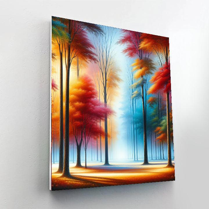 Peaceful Autumn Retreat Painting By Numbers Kit