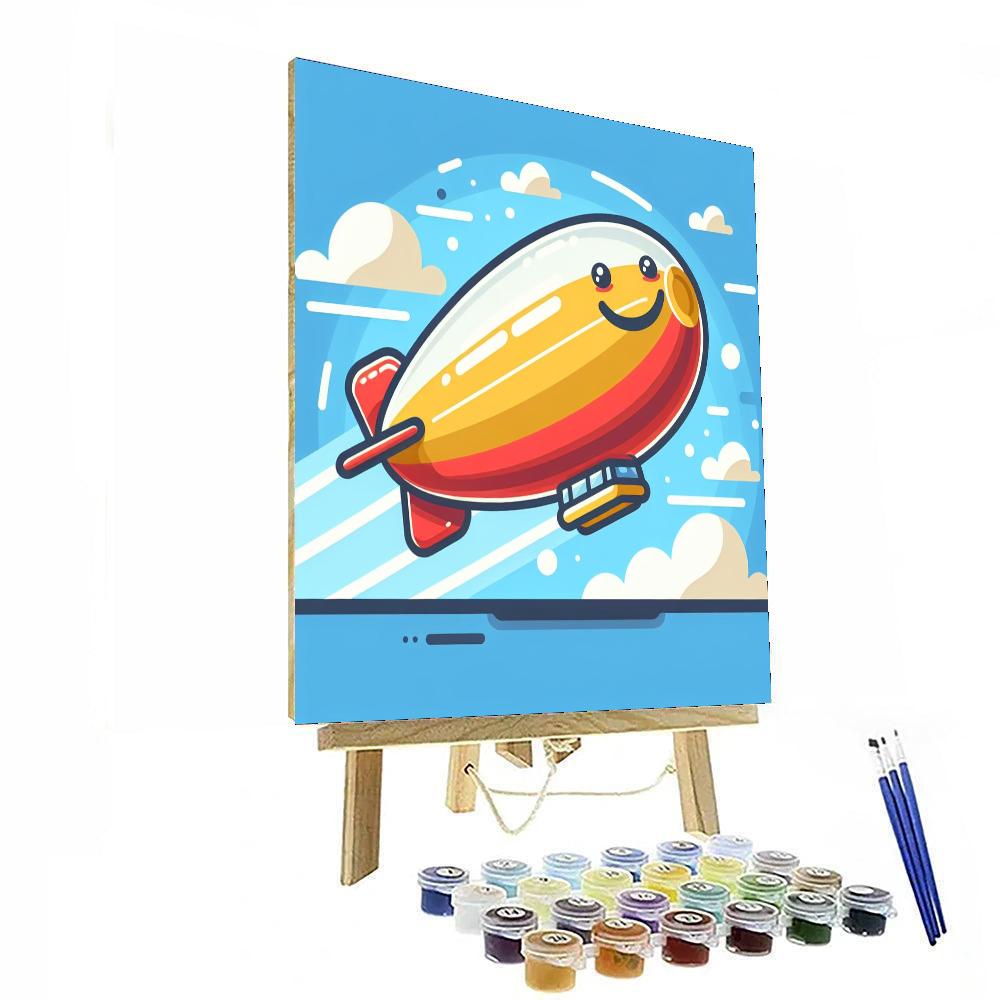Bubbly Blimp Numbered Painting Kits