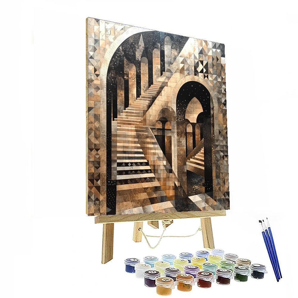 M.C. Escher Inspired Mathematical Explorations  Paint By Numbers