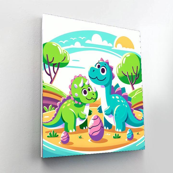 Amazing Dinosaurs Painting By Numbers Kit