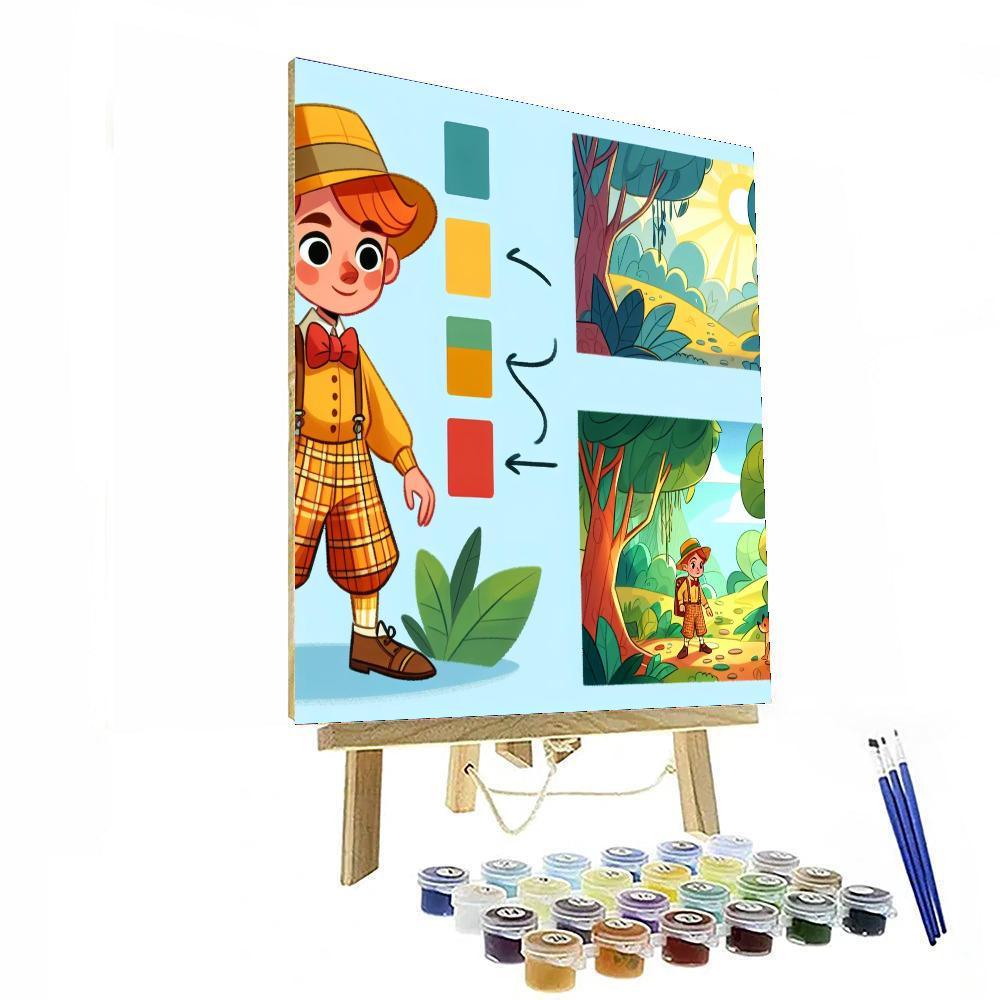 Mickey's Timeless Adventure Paint By Number