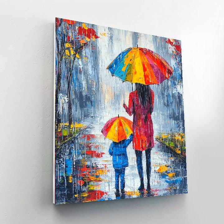 Mother's Loving Shield Numbered Painting Kits