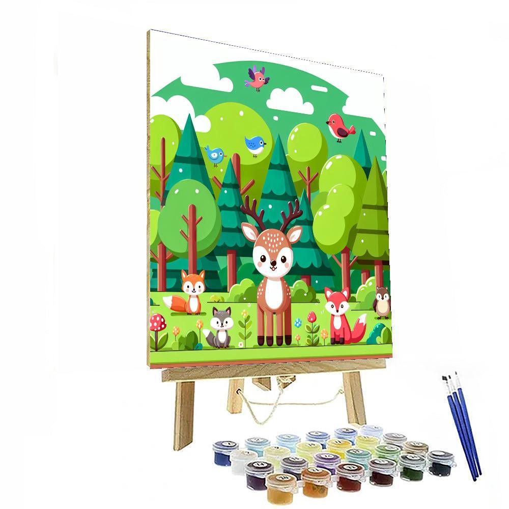 Forest Explorer Paint By Color