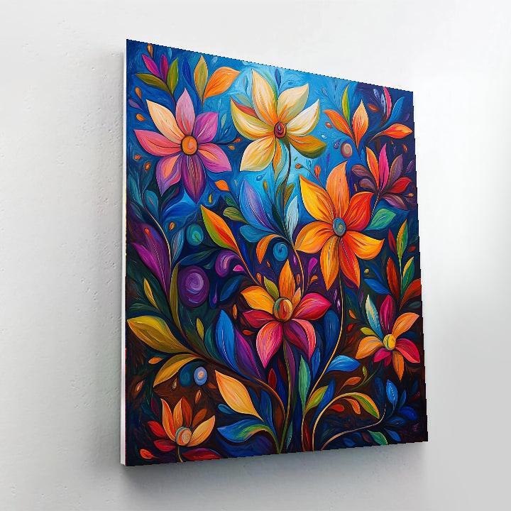 Frida Kahlo Inspired Rebirth Of Spirit  Paint By Numbers Art