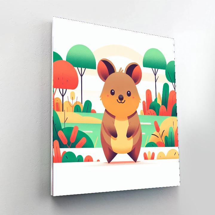 Quirky Quokka Fun Painting By Numbers Kit