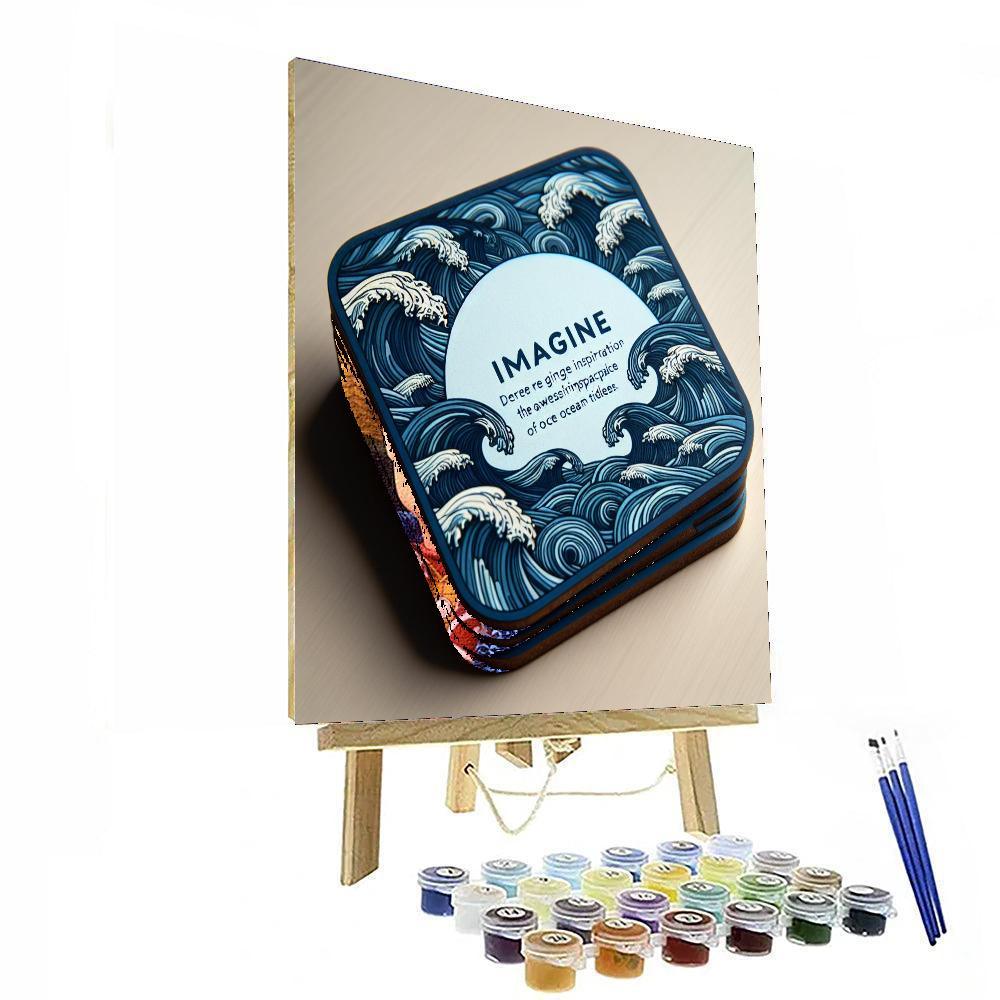 Sapphire Tides Coasters Paint By Number