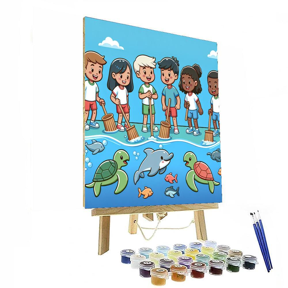 Ocean Rescue Squad Paint By Color