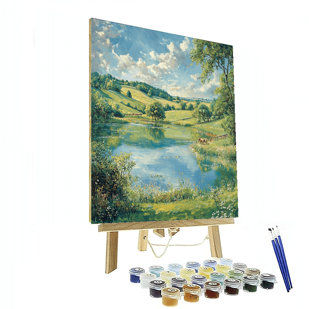 John Constable Inspired Nature's Calm  Paint By Numbers