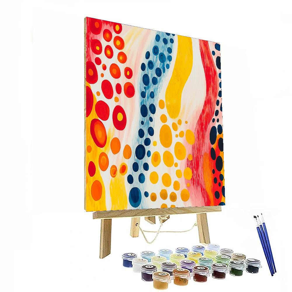 Yayoi Kusama Inspired Boundless Organic Patterns  Paint By Number