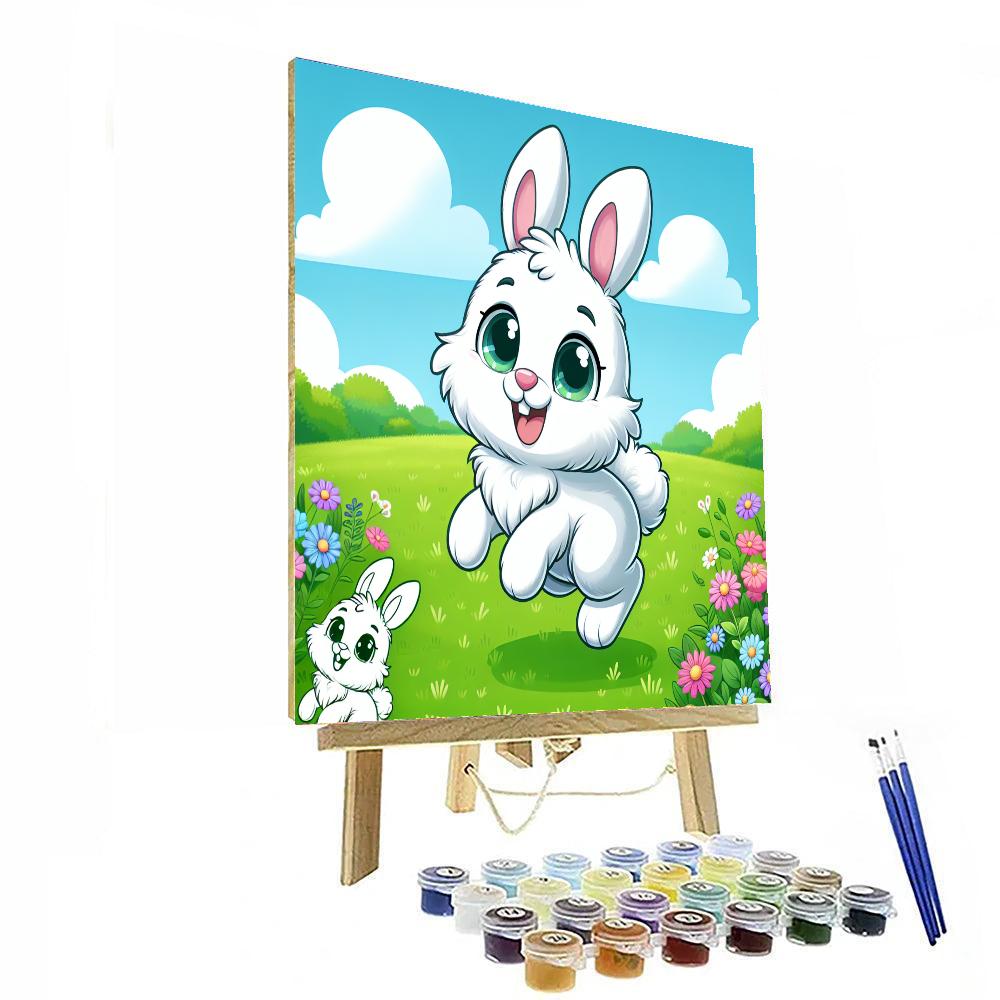 Friendly Rabbit Paint By Color