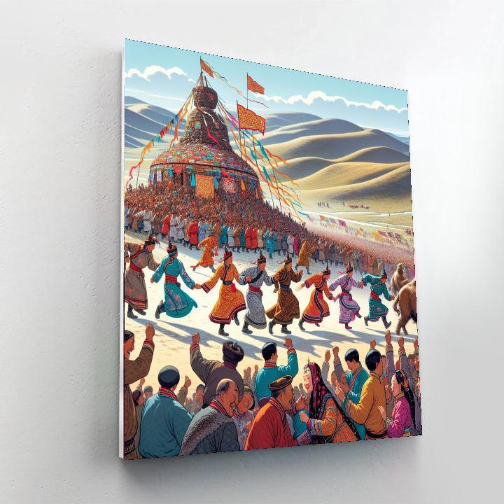 Ovoo Festival Paint By Numbers Art