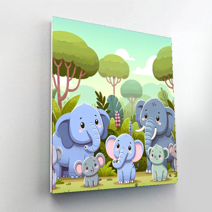 Gentle Giants' Garden Paint By Color