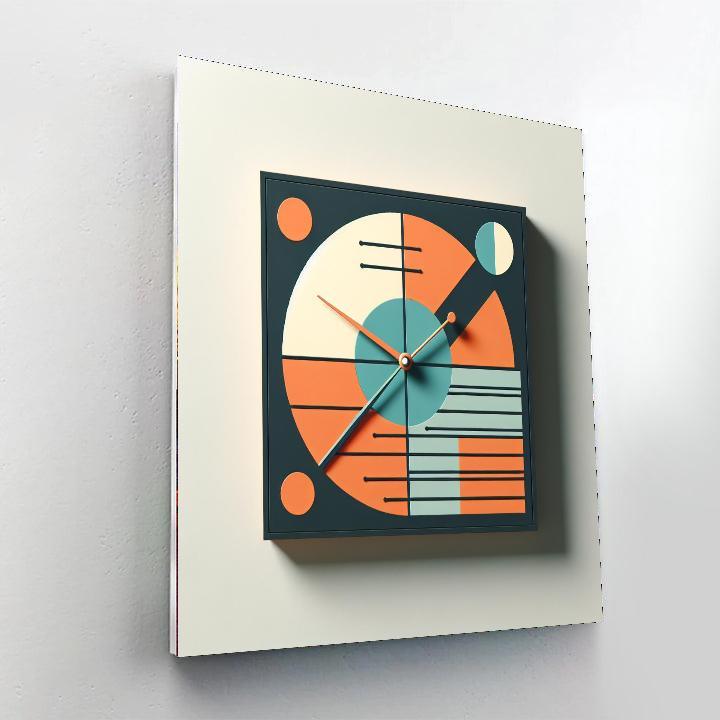 Mid-century Modern Clock Paint By Number