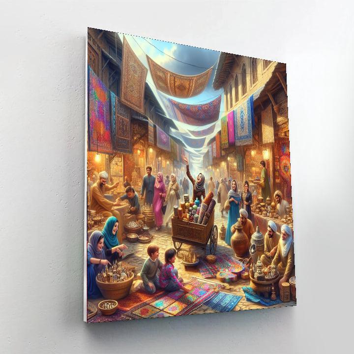 Artisan Village Market Paint By Numbers Kits