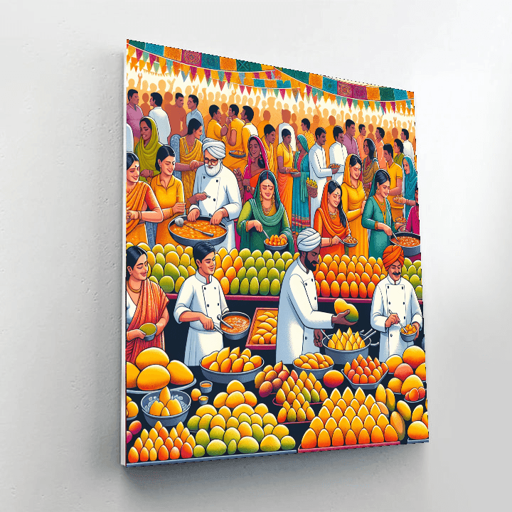 International Mango Festival - India DIY Paint By Numbers
